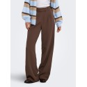ONLY Linda-Berry high waist bukser - Chocolate Martini