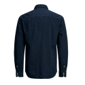 JACK & JONES Sheridan langærmet skjorte - Dark Navy / SLIM