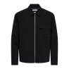 ONLY & SONS Will zip overshirt - Jet Black