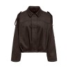 ONLY Moon-Stina faux Ruskind bomber Jakke - Chocolate Torte