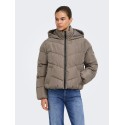 ONLY Clair puffer jakke - Walnut