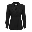 ONLY Niko langærmet balloon fit blazer - Black
