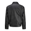 JACK & JONES Marlon PU jakke - Black