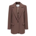 ONLY Lana-Berry langærmet blazer - Chocolate Martini