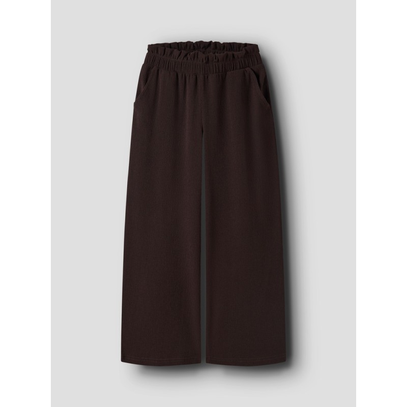NAME IT KIDS Namsa wide bukser - Chocolate Plum