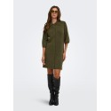 ONLY Alivia strikkjole - Beech / Button / Melange