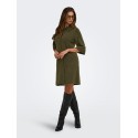 ONLY Alivia strikkjole - Beech / Button / Melange