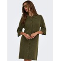 ONLY Alivia strikkjole - Beech / Button / Melange