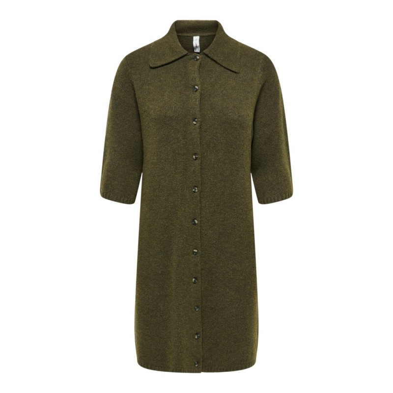 ONLY Alivia strikkjole - Beech / Button / Melange