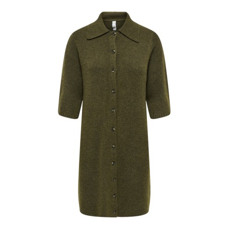 ONLY Alivia strikkjole - Beech / Button / Melange