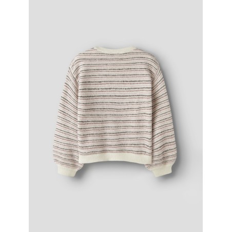 NAME IT KIDS Noelle langærmet strik - Wild Ginger