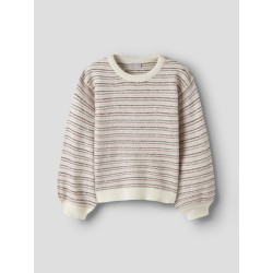 NAME IT KIDS pige - Noelle langærmet strik - Wild Ginger