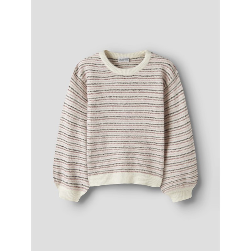 NAME IT KIDS Noelle langærmet strik - Wild Ginger
