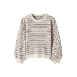NAME IT KIDS pige - Noelle langærmet strik - Wild Ginger