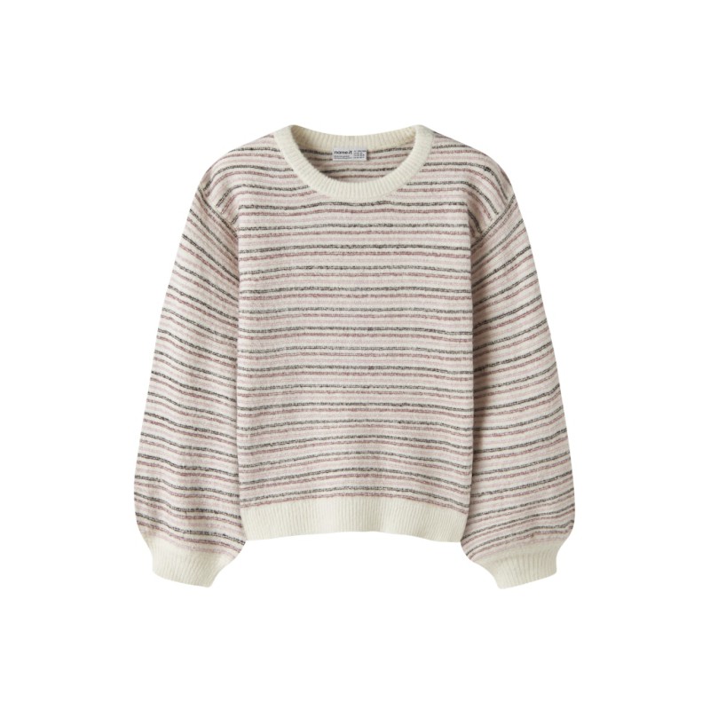 NAME IT KIDS Noelle langærmet strik - Wild Ginger