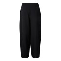 PIECES Olivia mid waist barrel bukser - Black