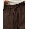 PIECES Adria parachute bukser - Hot Fudge