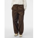 PIECES Adria parachute bukser - Hot Fudge