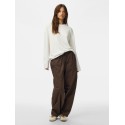 PIECES Adria parachute bukser - Hot Fudge