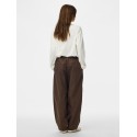 PIECES Adria parachute bukser - Hot Fudge