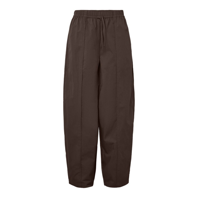 PIECES Adria parachute bukser - Hot Fudge