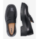 ONLY Alma læder loafers - Black
