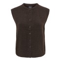 ONLY Simoni strikvest - Coffee Bean / MELANGE