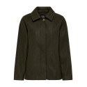 ONLY Evie jakke - Dark Olive / MELANGE