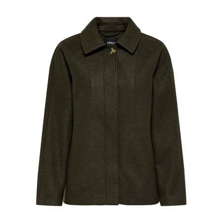 ONLY Evie jakke - Dark Olive / MELANGE
