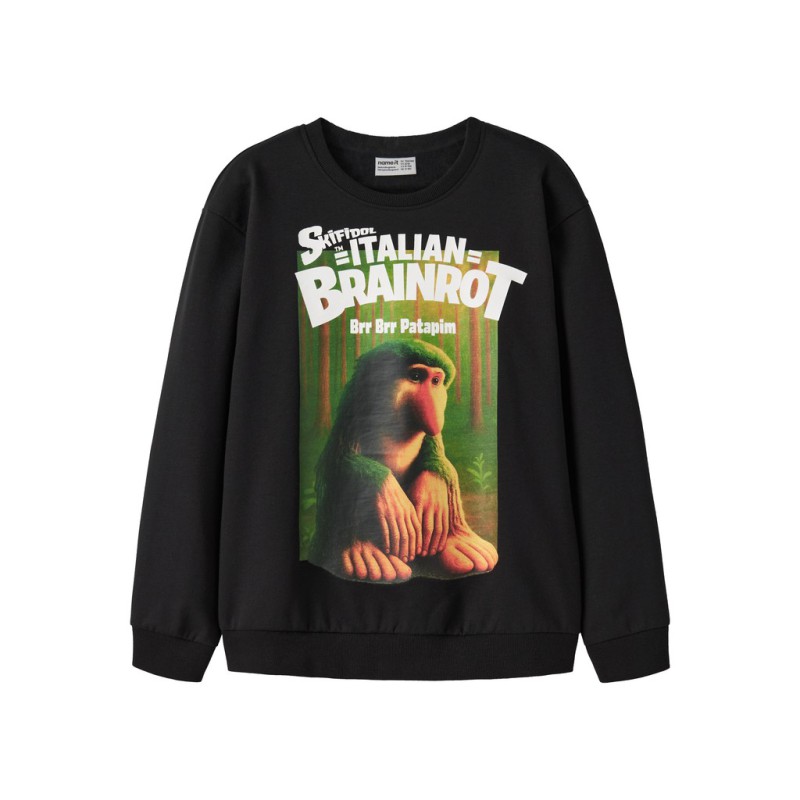 NAME IT Asper sweatshirt - Black