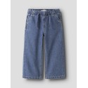 NAME IT Mini Rose brede pull-up jeans - Medium Blue Denim