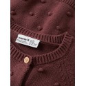 NAME IT KIDS Nasha langærmet strikcardigan - Wild Ginger