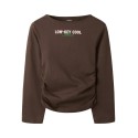 NAME IT KIDS Nabella langærmet bluse - Chocolate Brown