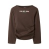 NAME IT KIDS Nabella langærmet bluse - Chocolate Brown