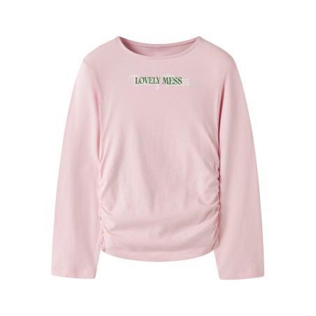 NAME IT KIDS Nabella langærmet bluse - Parfait Pink