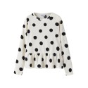 NAME IT KIDS Namsa langærmet bluse - Antique White