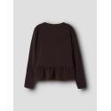 NAME IT KIDS Namsa langærmet bluse - Chocolate Plum