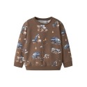 NAME IT MINI Nelson langærmet sweatshirt - Brown Lentil