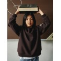 NAME IT KIDS Nokki langærmet sweatshirt - Chocolate Plum