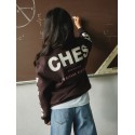 NAME IT KIDS Nokki langærmet sweatshirt - Chocolate Plum