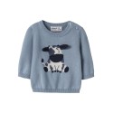 NAME IT BABY Ligan langærmet strik - Ashley Blue