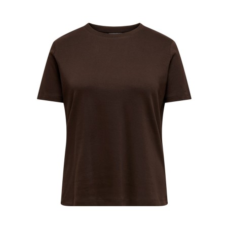 ONLY CARMAKOMA Jen jeans T-shirt - Coffee Bean