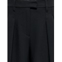 ONLY Kirsy mid waist barrel bukser - Black