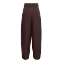 ONLY Kirsy mid waist barrel bukser - Coffee Bean