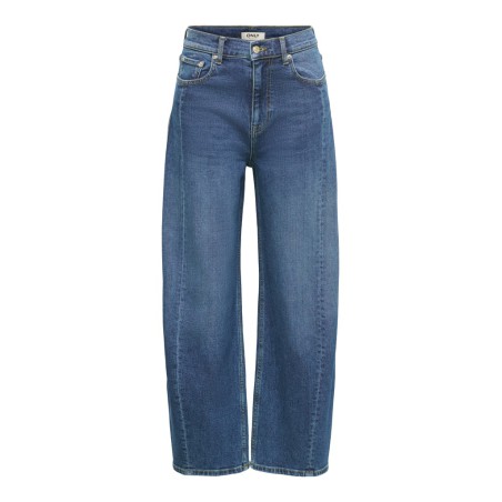 ONLY Jessica high waist barrel jeans - Medium Blue Denim