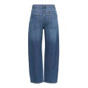 ONLY Jessica high waist barrel jeans - Medium Blue Denim