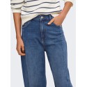 ONLY Jessica high waist barrel jeans - Medium Blue Denim