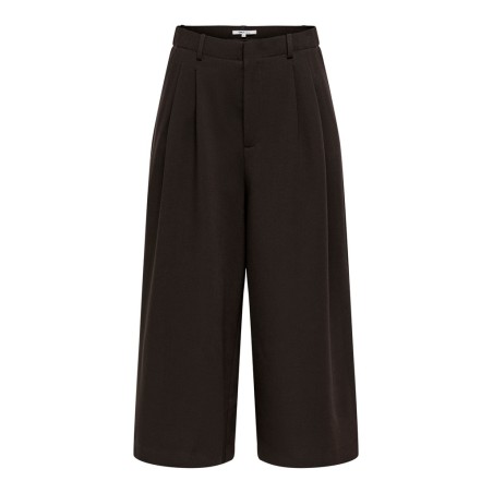 ONLY Lyon wide leg culotte bukser - Chocolate Torte