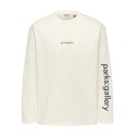 ONLY & SONS Fred relaxed langærmet t-shirt - Egret / PARKS GALLERY