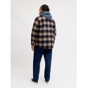 JACK & JONES PLUS Soho ollie langærmet overshirt - Navy Blazer / CHECK